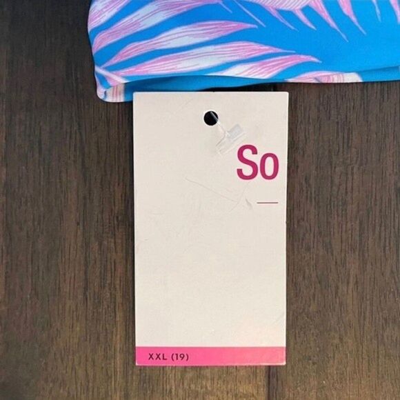 SO Hipster Tropical Bikini Bottoms Jr. XXL NWT - Picture 4 of 4